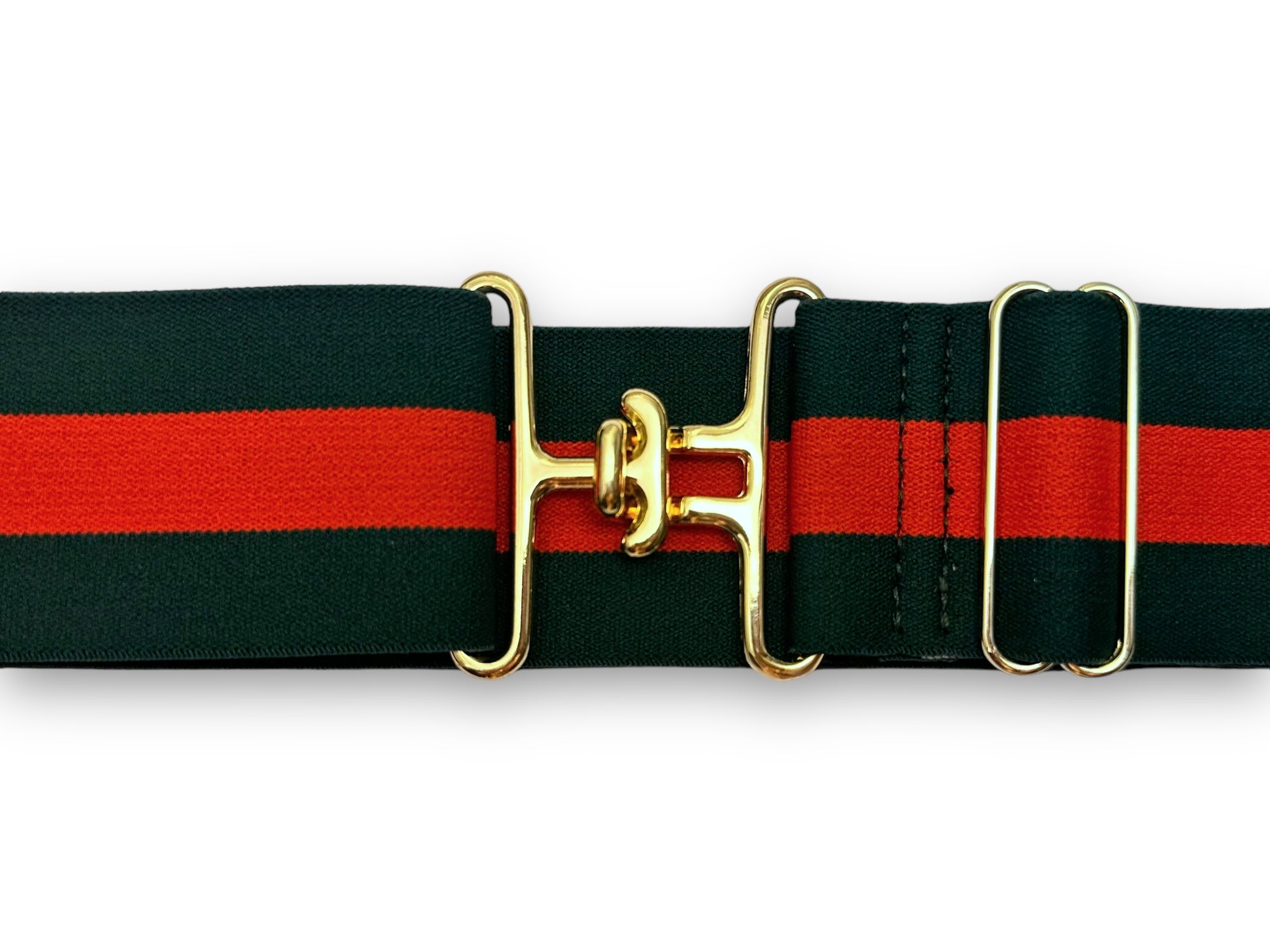 2” Green and Red Stripe