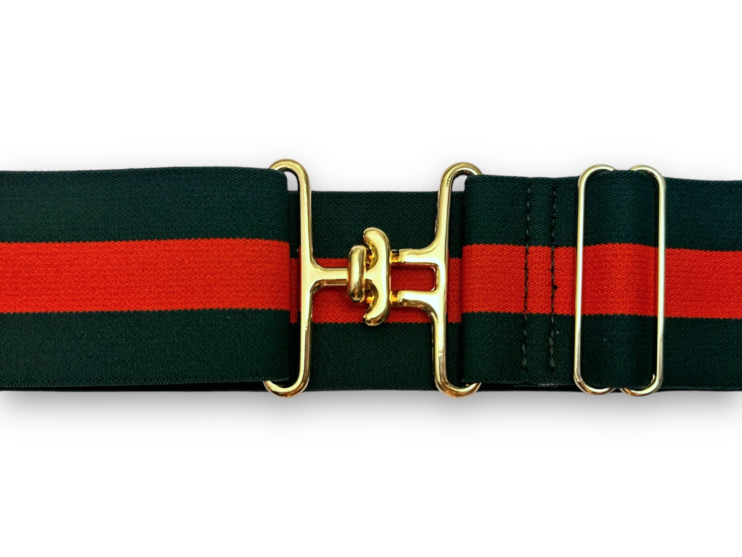 2” Green and Red Stripe