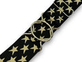2” Black Star Print