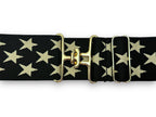2” Black Star Print